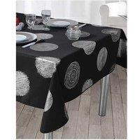 Stain-Resistant Tablecloth In Dazzling Black