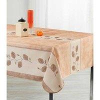Elegant Stain-Resistant Beige Tablecloth
