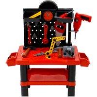 Kids Portable Workbench Tools Playset