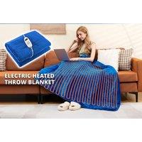 Electric Heated Throw Blanket - Red & Blue!