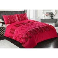 Premium Polycotton Easy-Care Eleanor Duvet Set - Modern, Machine Washable, Four Sizes, Five Colours
