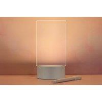 Led Acrylic Note Board With Pen In 4 Shapes