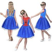 Kid'S Spider Man Superhero Inspired Costume With Mask