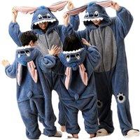 Unisex Black Fluffy Disney Inspired Family Flannel Onesie Pyjamas- 5 Designs