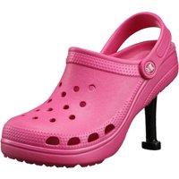 Unisex High Heel Clogs - Breathable Summer Style in Pink, Green, Black, or White