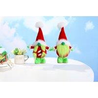 Christmas Grinch Plush Ornament In Beard Or Braided Style