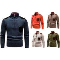 Ultimate Winter Zip Pullover For Men - Hunt