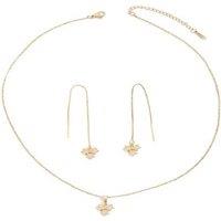 Enchanting Three Stars Necklace & Earrings Set