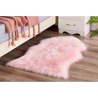 Faux Fur Fluffy Sheepskin Rug In 2 Sizes And 9 Colours