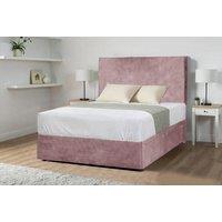 Gold Velvet Ottoman Divan Bed With Storage