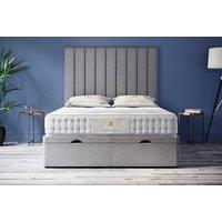 Ottoman Bed Frame With Floor Headboard And Storage In 8 Options