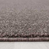 Elegant Mocca Brown Modern Carpet - Soft Touch, Oeko-Tex Certified, 8mm Pile, Scandi Style Rug