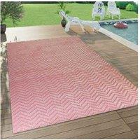 Rug Dusky Pink Zig Zag Chevron