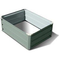 Sage Green Metal Raised Garden Beds - Weatherproof Planter, 3 Sizes