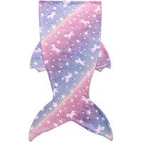 Kids Glow In The Dark Mermaid Tail Blanket In 2 Options