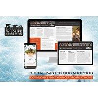 Digital Painted Dog Adoption Pack - Personalised Certificate, Fact Sheets & Photo - Support Conservation with David Shepherd Wildlife Foundation - Mul