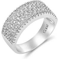 S925 Silver Plated Cubic Zirconia Ring