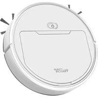 Robot Vacuum Cleaner And Sweeper In Black Or White