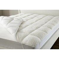 Sherpa Reversible Teddy Fleece Mattress Topper - 3 Sizes