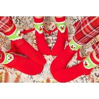 Tiktok Christmas Magnetic Hand Holding Socks - Multiple Options! - Black