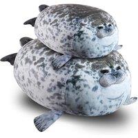 Ultra-Soft Plush Chubby Blob Seal Pillow - Skin-Friendly, Lifelike Design, 4 Sizes