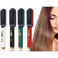 Negative Ion Hair Straightener Comb In 2 Options And 4 Colours - Black
