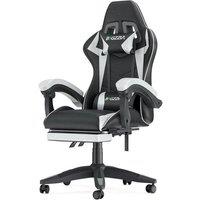 Ergonomic Gaming Chair With Footrest In 4 Colours