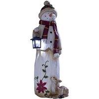 Glowing Snowman Ornament for Garden Patio Decor