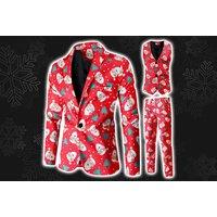 Christmas Or Rainbow Printed Suit - 2 Or 3Pcs Suit!