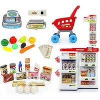 Kids' Supermarket Shop Playset - Imaginative Role-Play Toy For Ages 3+, Educational, Battery-Operated, With Trolley & Sounds