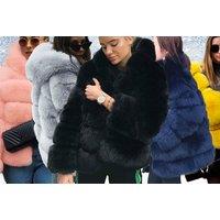 Imitation Fur Coat For Women In 5 Sizes And 6 Colour Options