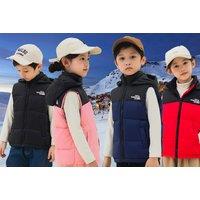 Trendy Children'S North Face Inspired Gilet Outerwear