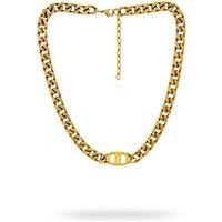 Christian Dior Inspired Gold Chunky Cuban Link Necklace