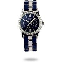Eton Women's Quartz Fashion Watch - Diamond Case, Nickel-Safe Metal, 34mm Classic Analog