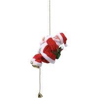 Festive Climbing And Singing Black Santa Claus Home Decoration