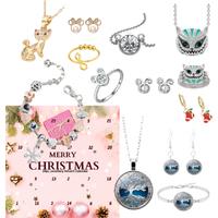 24-Piece Advent Calendar Jewellery Gift Set - Mixed Styles & Charms
