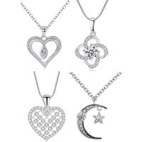 Silver Tone Pendant Necklace Selections
