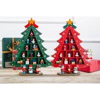 Christmas Decoration Diy Christmas Tree In 2 Colours - Red