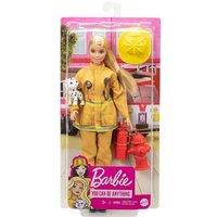 Barbie Firefighter Playset w/Blonde Doll