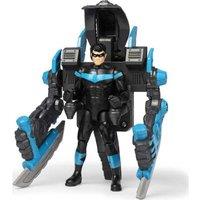 Dc Batman Nightwing Mega Gear Action Figure - 4" Collectible Toy (Ages 3+, Imaginative Play, Superhero Theme)