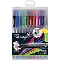Bic Intensity Assorted Colour Fineliners Creative Art Pen Set - Ages 6+, Educational, Colourful, Fine & Medium Tips