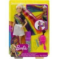 Barbie Rainbow Sparkle Hair Doll FXN96