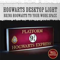 Harry Potter Platform 9 3/4 Light-Up Room Decor - Battery-Operated Nightlight for Ages 6+, Imaginative Play