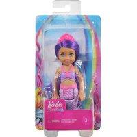 Barbie Chelsea Dreamtopia Purple Mermaid Doll - Imaginative Play Toy For Ages 3-7