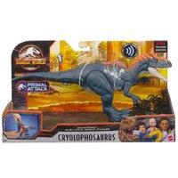Jurassic World Cryolophosaurus Dinosaur Action Figure - Sound Strike Toy, Ages 4+, Interactive Play