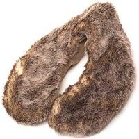 Warmies Scented Wolf Fur Neck Wrap Plush Toy - Lavender Aroma, Ages 3+, Soothing & Sensory Play