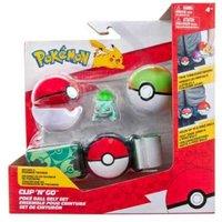 Pokemon Clip N Go Belt with Bulbasaur Figure - Imaginative Outdoor Play, Ages 4+, Collectible Toy