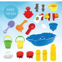 Toyvelt Sand & Water Play Boat Vehicle - Imaginative Outdoor Toy For Ages 3+, Creative Sensory Play