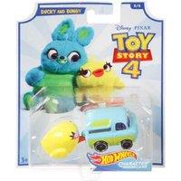 Toy Story 4 Ducky And Bunny Hot Wheels Die-Cast Vehicle - Imaginative Play Car Toy (Ages 3+)