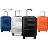 Hard Shell Suitcase With Tsa Lock In Multiple Options - Orange